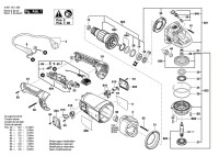 Bosch 3 601 HC1 320 GWS 2200 Angle Grinder Spare Parts